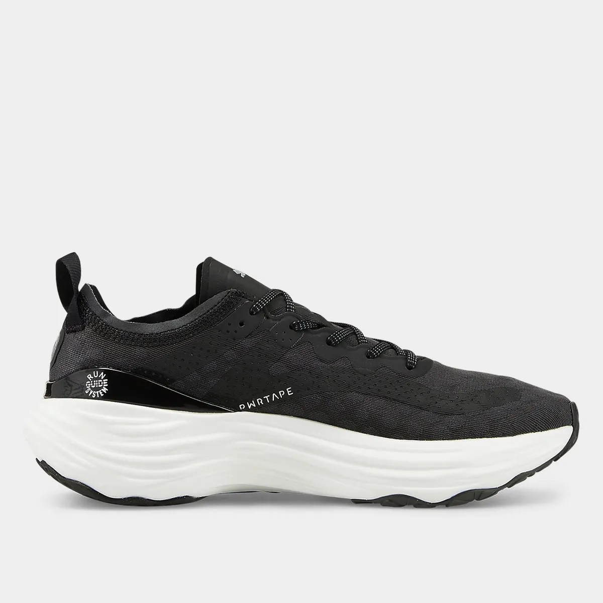 Tnis Puma Forever Run Nitro Masculino - Preto+Branco